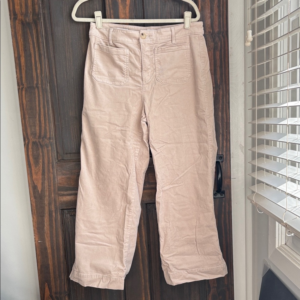 LOFT Beige Corduroy Pants